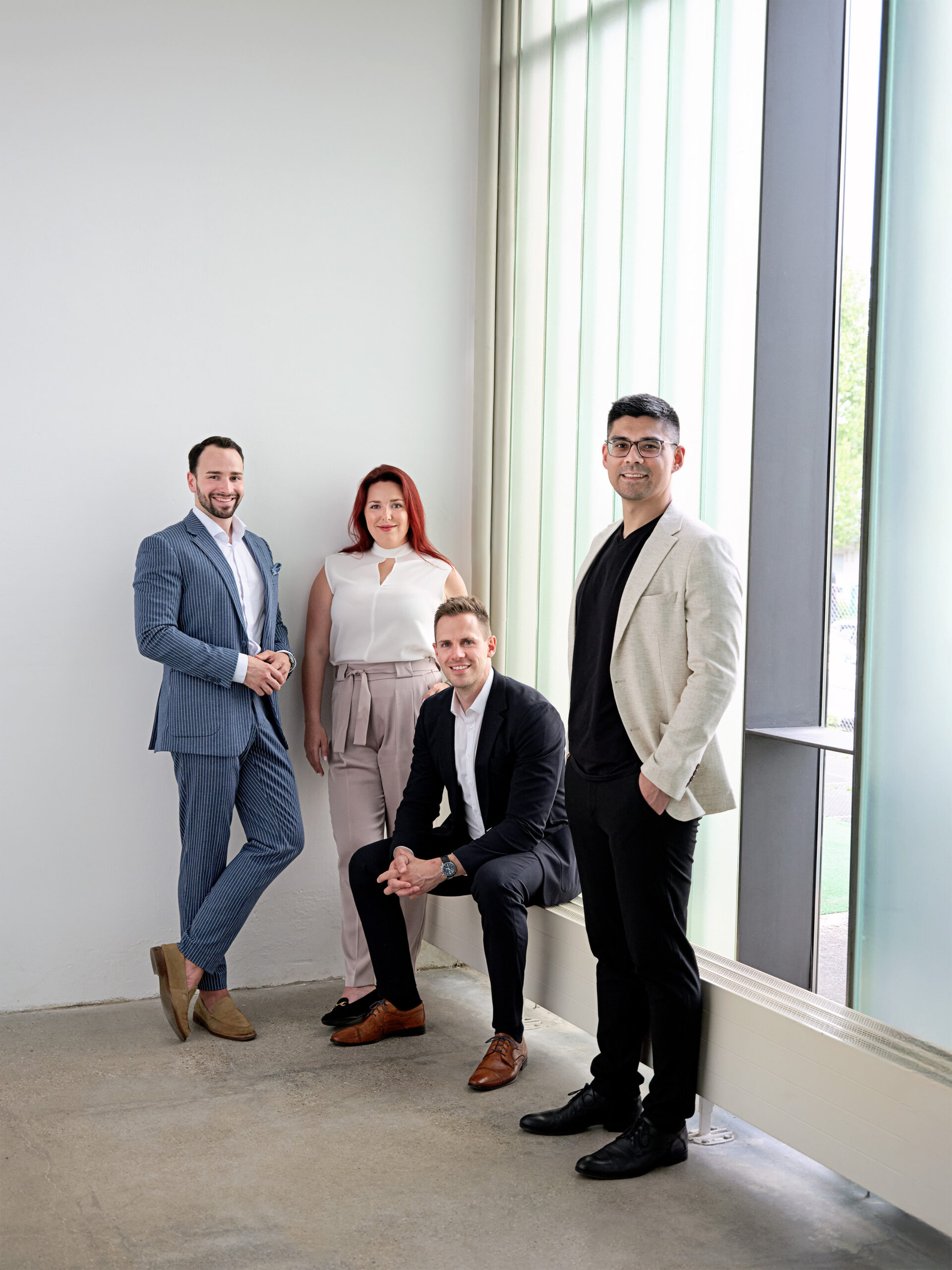 Jana Reimchen mit ihrem Team